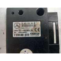 Mercedes-Benz C W203 Telefono valdymo blokas A2038209926