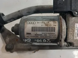 Audi A4 S4 B8 8K Mechanizm i silniczek wycieraczek szyby przedniej / czołowej 8K1955119