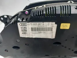 Audi A5 8T 8F Speedometer (instrument cluster) 8T0920981B