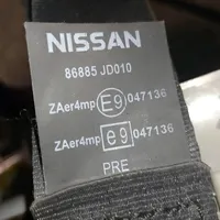 Nissan Qashqai Zestaw pasów bezpieczeństwa 86885JD010