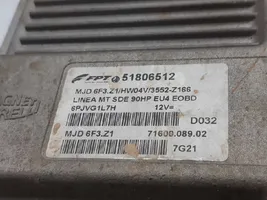 Fiat Linea Calculateur moteur ECU 51806512