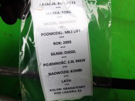 Ford Mondeo Mk III Mechanizm i silniczek wycieraczek szyby przedniej / czołowej  1S7117504AF