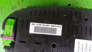 Seat Cordoba (6L) Tachimetro (quadro strumenti)  110080104009A