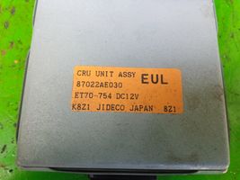 Subaru Legacy Vakionopeussäätimen ohjainlaite/moduuli  87022AE030