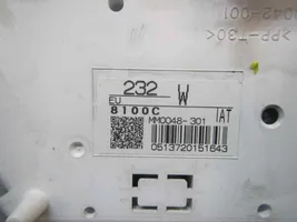 Citroen C-Zero Compteur de vitesse tableau de bord 1613239180