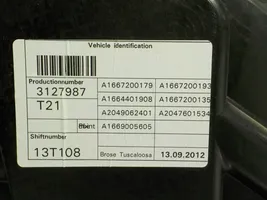 Mercedes-Benz ML AMG W164 Etuoven manuaalinen ikkunan nostin A1667200179