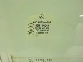 Mercedes-Benz CLK AMG A208 C208 Etuoven ikkunalasi, neliovinen malli A2047251210