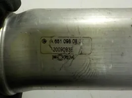 Mercedes-Benz CLK AMG A208 C208 Tube d'admission de tuyau de refroidisseur intermédiaire A6510905337