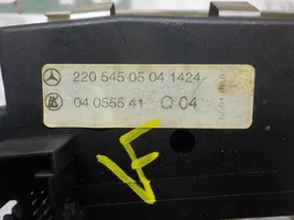 Mercedes-Benz S AMG W221 Przycisk / Pokrętło regulacji oświetlenia deski rozdzielczej A22054505041424