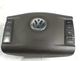 Volkswagen Touareg I Poduszka powietrzna Airbag kierownicy 