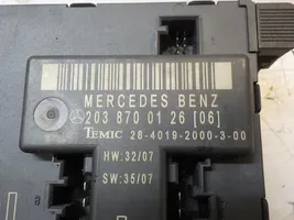Mercedes-Benz CLC CL203 Altre centraline/moduli A2038700126