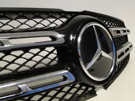 Mercedes-Benz GLS X166 Etupuskurin ylempi jäähdytinsäleikkö A1668880200