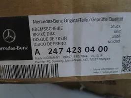 Mercedes-Benz CLA C118 X118 Tarcza hamulca przedniego A2474230400