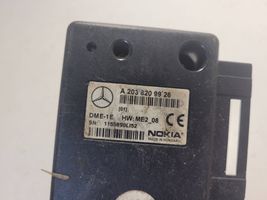 Mercedes-Benz S W220 Puhelimen käyttöyksikkö/-moduuli A2038209926