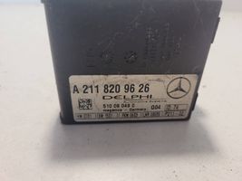 Mercedes-Benz E W211 Unité de commande / module de verrouillage centralisé porte A2118209626