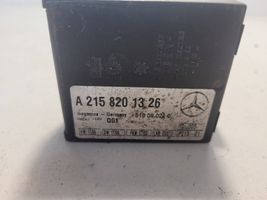 Mercedes-Benz CL C215 Citu veidu vadības bloki / moduļi A2158201326