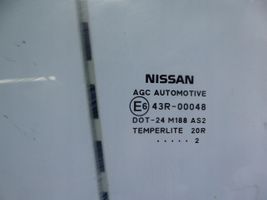 Nissan Qashqai Vitre de fenêtre porte avant (4 portes) 43R-00048