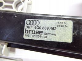 Audi A6 C7 Lève-vitre électrique de porte avant 4G0839462