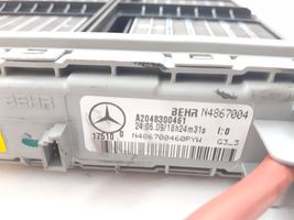 Mercedes-Benz E W212 Sähköinen ohjaamon lämmittimen säteilylämmitin A2048300461
