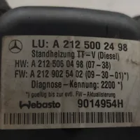 Mercedes-Benz E W212 Unité de préchauffage auxiliaire Webasto A2125002498