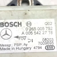 Mercedes-Benz E W211 Vakaajan pitkittäiskiihtyvyystunnistin (ESP) A0055422718