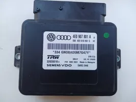 Audi A8 S8 D3 4E Rankinio stabdžio valdymo blokas 4E0907801A