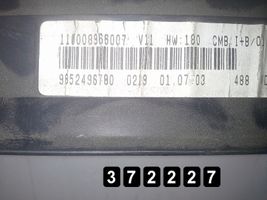 Citroen Xsara Picasso Compteur de vitesse tableau de bord 2000d 9652496780
