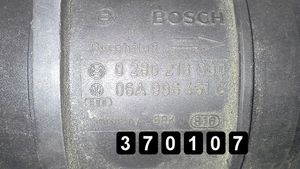 Volkswagen Sharan Przepływomierz masowy powietrza MAF # 1800tb 0280218060 06a90