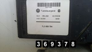 Volkswagen Touareg I Etuoven ikkunan nostin moottorilla 7L0959794