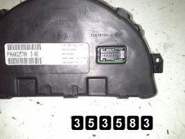 Citroen C3 Pluriel Compteur de vitesse tableau de bord p9660225780
