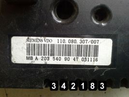 Nissan NV400 Speedometer (instrument cluster) a2035409047