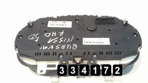 Nissan Qashqai Compteur de vitesse tableau de bord 24810brs51a