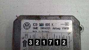 Volkswagen Fox Sterownik / Moduł Airbag 1C0909605K