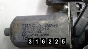 Toyota Auris 150 Elektryczny podnośnik szyby drzwi 85701-02010