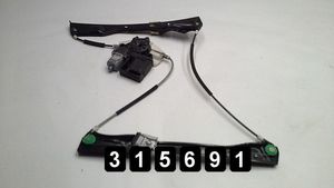 Volkswagen PASSAT B7 Front door window regulator with motor 0130822451