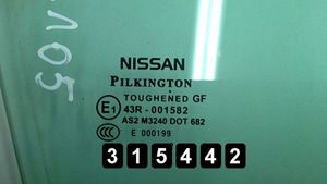 Nissan Qashqai Vitre de fenêtre porte avant (4 portes) 43R-001582