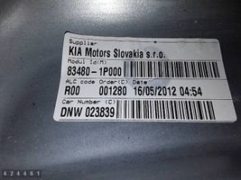 KIA Venga Rear window lifting mechanism without motor 834801P000