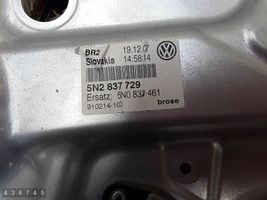 Volkswagen Tiguan Priekinio el. Lango pakėlimo mechanizmo komplektas 5N0837461