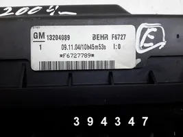 Opel Astra G Sähköinen ohjaamon lämmittimen säteilylämmitin 13204089