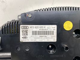 Audi A6 S6 C6 4F Spidometrs (instrumentu panelī) 4F0920933K