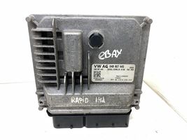 Skoda Rapid (NH) Unité de commande, module ECU de moteur 04B907445