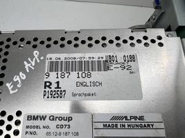 BMW 3 E90 E91 Unità principale autoradio/CD/DVD/GPS 9187108