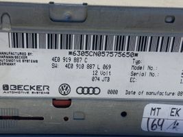 Audi A4 S4 B7 8E 8H GPS navigation control unit/module 4E0919887C