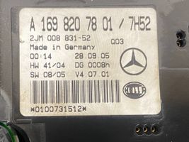 Mercedes-Benz ML W163 Illuminazione sedili anteriori A1698207801