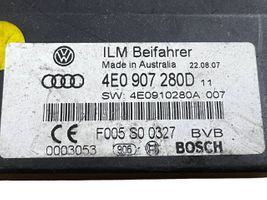 Audi A8 S8 D3 4E Tehonhallinnan ohjainlaite 4E0907280D