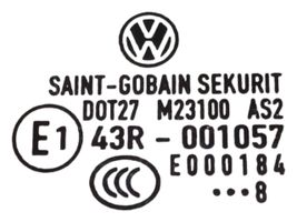 Volkswagen Caddy Ventanilla de ventilación de la puerta delantera cuatro puertas E143R001057