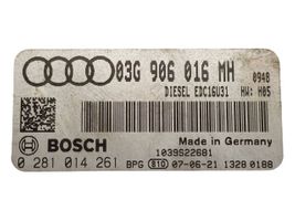 Audi A4 S4 B7 8E 8H Variklio valdymo blokas 03G906016MH