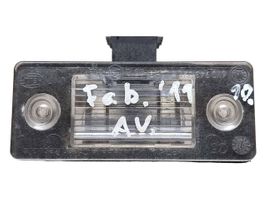 Skoda Fabia Mk2 (5J) Lampa oświetlenia tylnej tablicy rejestracyjnej 6Y0943021E