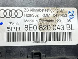 Audi 80 90 S2 B4 Centralina del climatizzatore 8E0820043BL