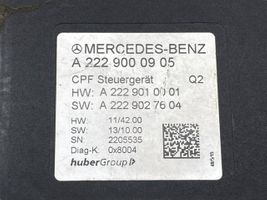 Mercedes-Benz CLA C117 X117 W117 Kameras vadības bloka modulis A2229000905